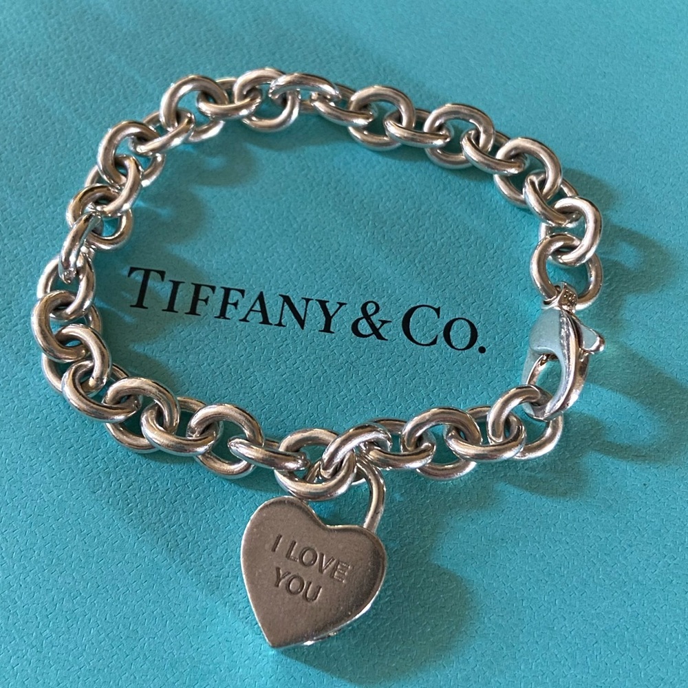 Tiffany & Co. Padlock Charm Bracelet
